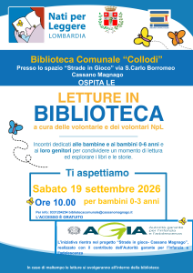 Locandina Letture in biblioteca